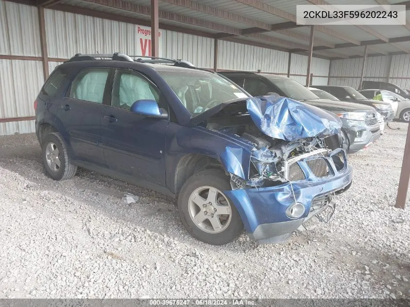 2CKDL33F596202243 2009 Pontiac Torrent