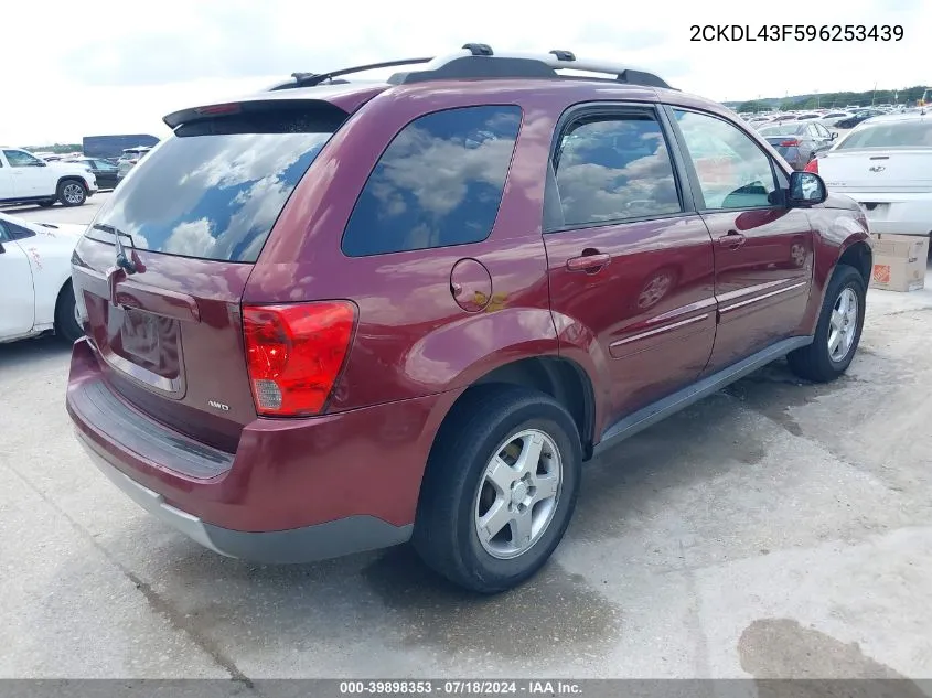 2CKDL43F596253439 2009 Pontiac Torrent