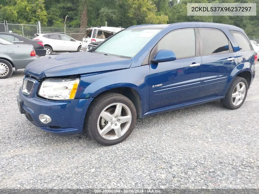 2009 Pontiac Torrent Gxp VIN: 2CKDL537X96237297 Lot: 39990394