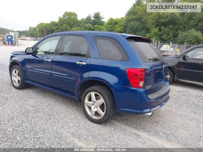 2009 Pontiac Torrent Gxp VIN: 2CKDL537X96237297 Lot: 39990394