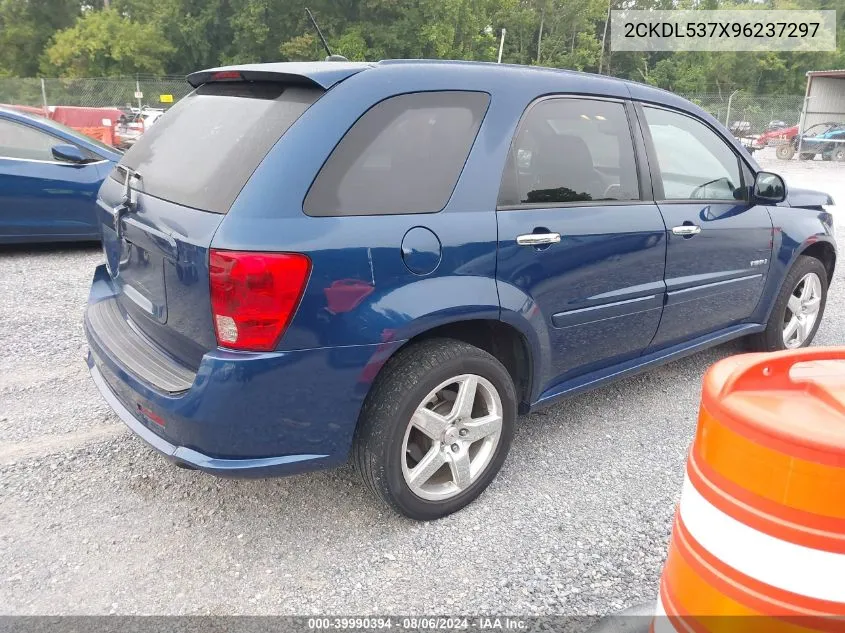 2009 Pontiac Torrent Gxp VIN: 2CKDL537X96237297 Lot: 39990394