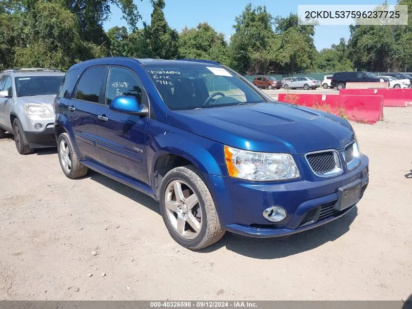 2CKDL537596237725 2009 Pontiac Torrent Gxp