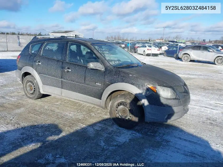 5Y2SL62803Z484158 2003 Pontiac Vibe