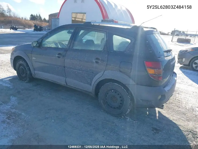 5Y2SL62803Z484158 2003 Pontiac Vibe