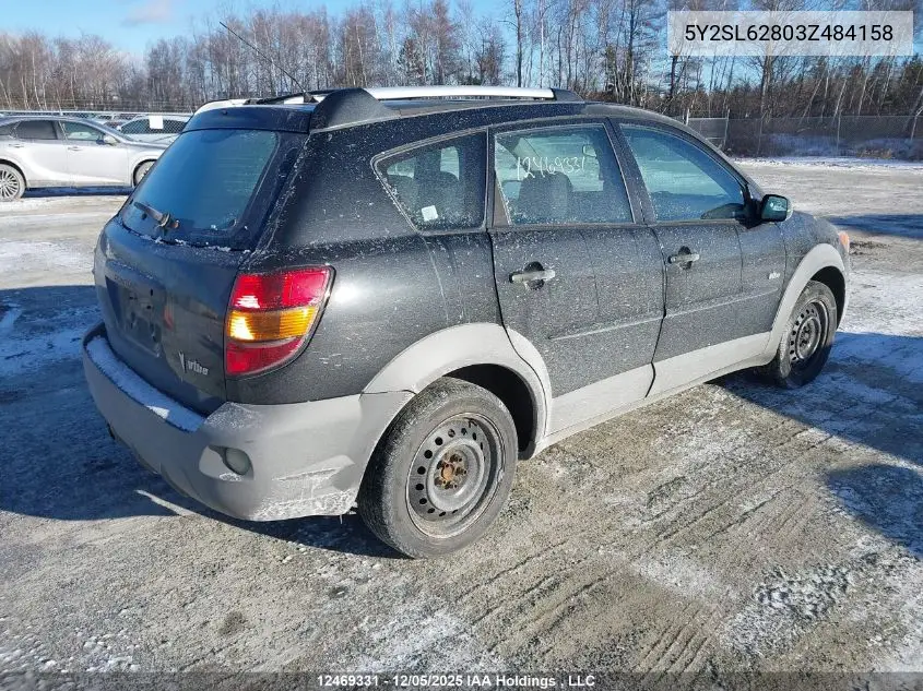 5Y2SL62803Z484158 2003 Pontiac Vibe