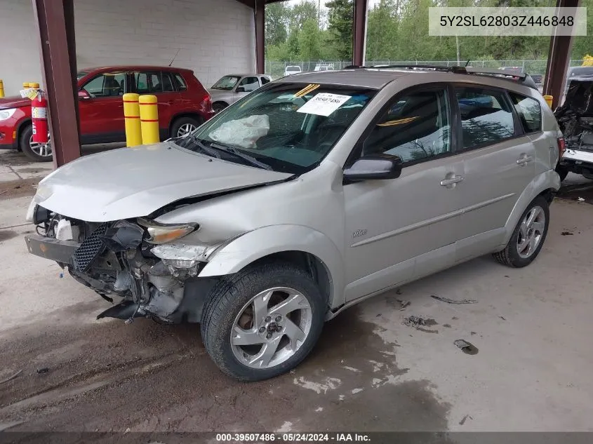 5Y2SL62803Z446848 2003 Pontiac Vibe