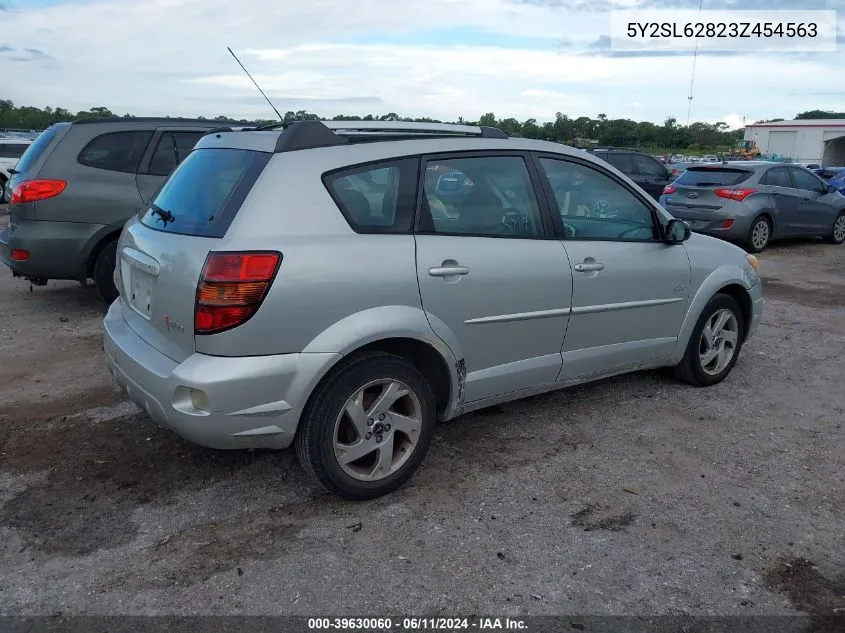 2003 Pontiac Vibe VIN: 5Y2SL62823Z454563 Lot: 39630060