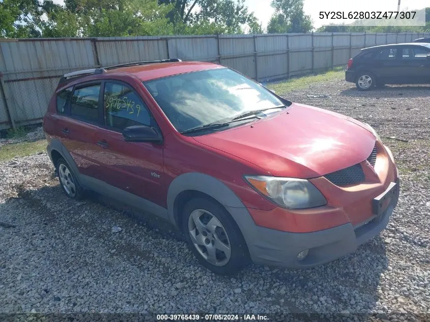 5Y2SL62803Z477307 2003 Pontiac Vibe