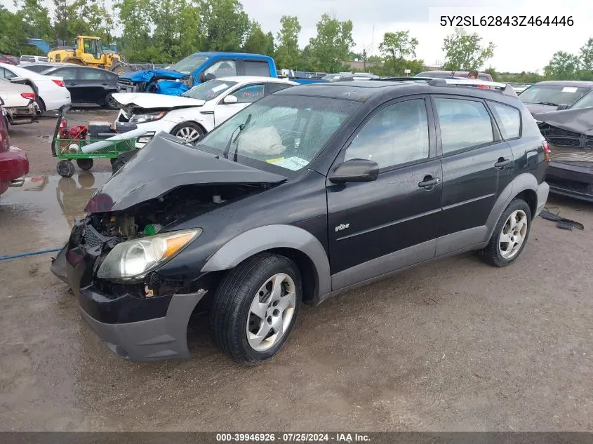 5Y2SL62843Z464446 2003 Pontiac Vibe