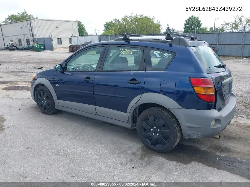 5Y2SL62843Z439272 2003 Pontiac Vibe