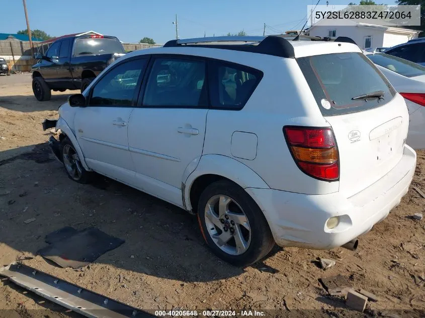 5Y2SL62883Z472064 2003 Pontiac Vibe