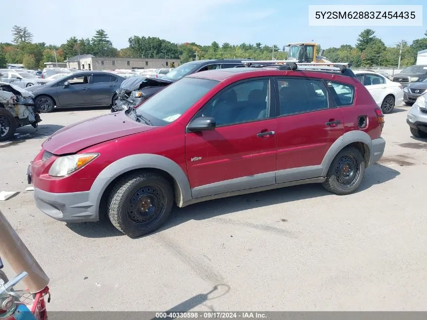 5Y2SM62883Z454435 2003 Pontiac Vibe