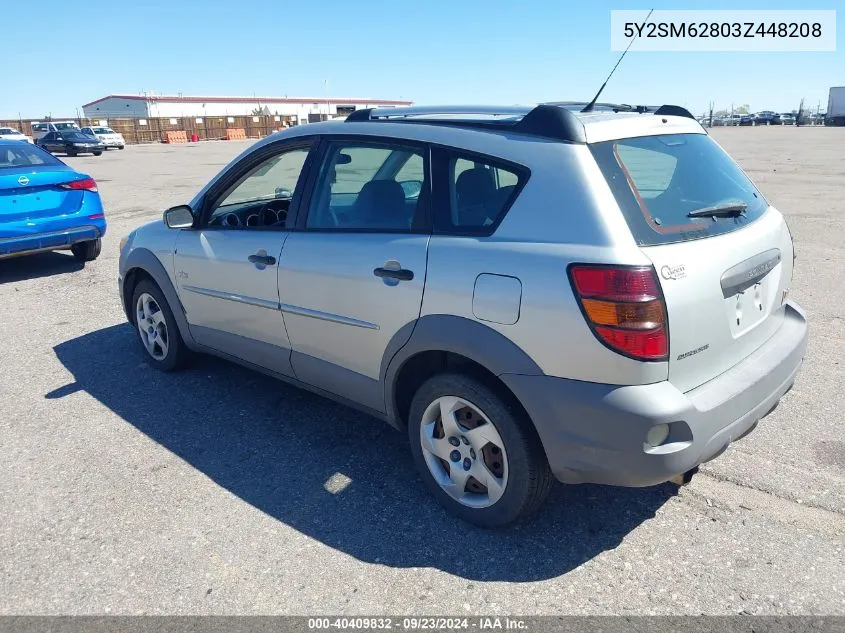 5Y2SM62803Z448208 2003 Pontiac Vibe