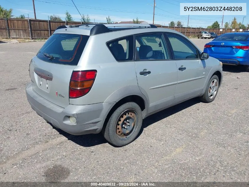 5Y2SM62803Z448208 2003 Pontiac Vibe