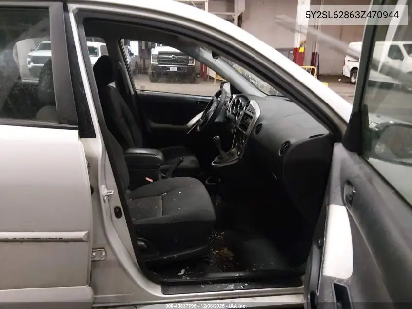 5Y2SL62863Z470944 2003 Pontiac Vibe
