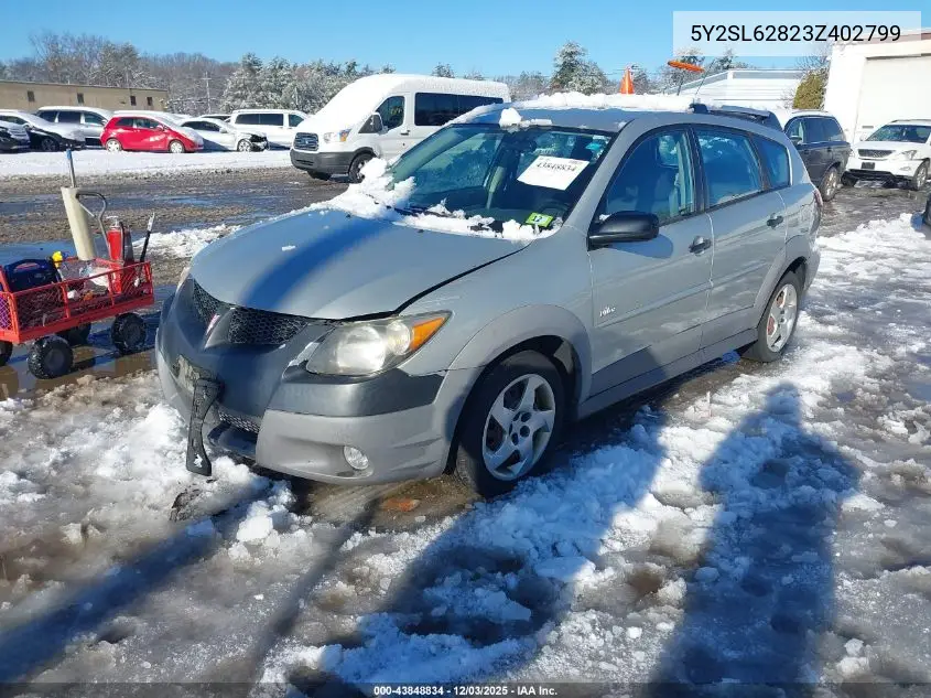 5Y2SL62823Z402799 2003 Pontiac Vibe