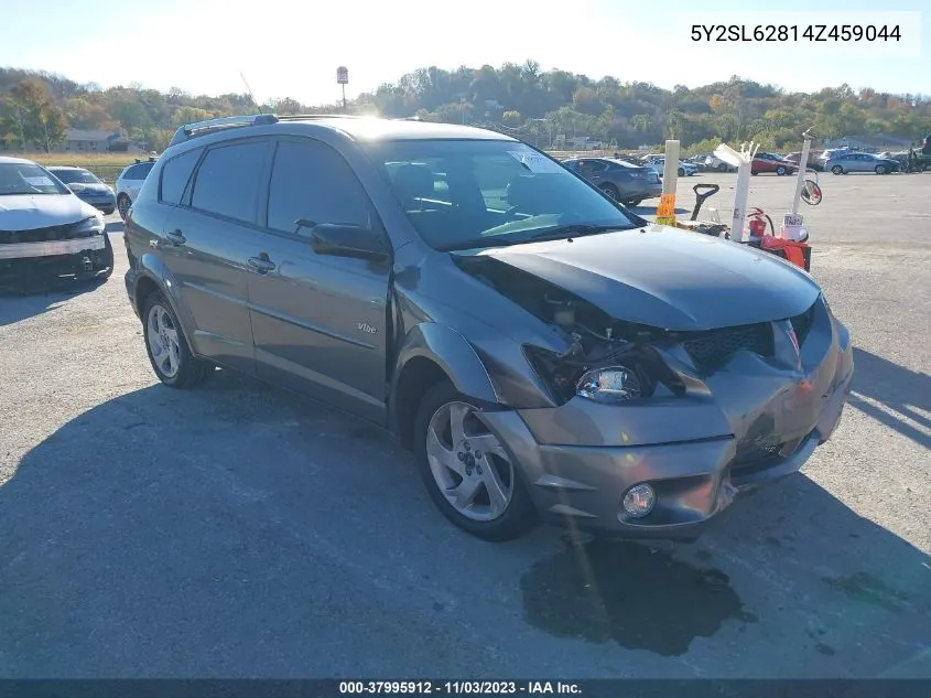 2004 Pontiac Vibe VIN: 5Y2SL62814Z459044 Lot: 37995912