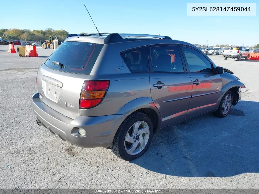 2004 Pontiac Vibe VIN: 5Y2SL62814Z459044 Lot: 37995912