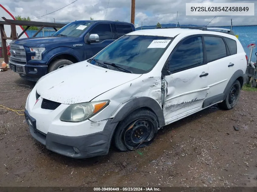 5Y2SL62854Z458849 2004 Pontiac Vibe