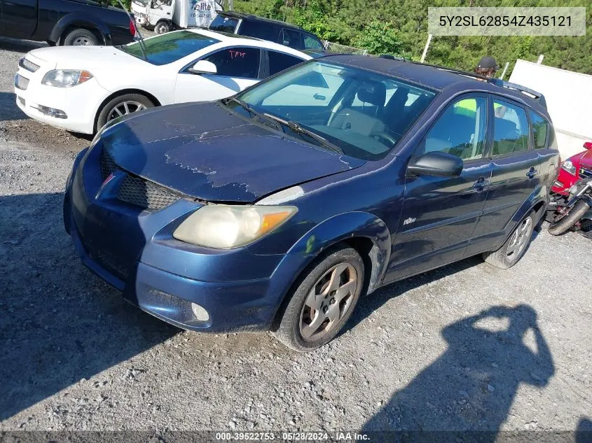 2004 Pontiac Vibe VIN: 5Y2SL62854Z435121 Lot: 39522753