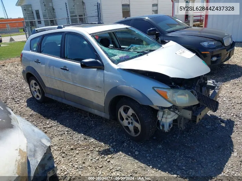 2004 Pontiac Vibe VIN: 5Y2SL62844Z437328 Lot: 39534877