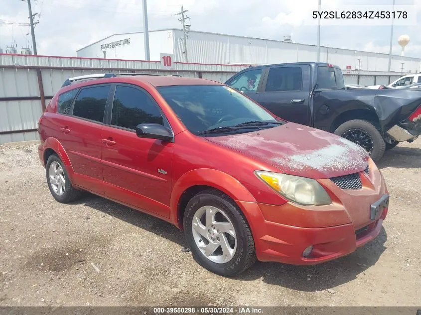 5Y2SL62834Z453178 2004 Pontiac Vibe