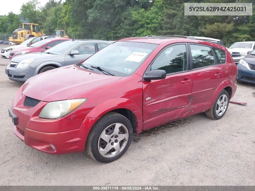 5Y2SL62894Z425031 2004 Pontiac Vibe