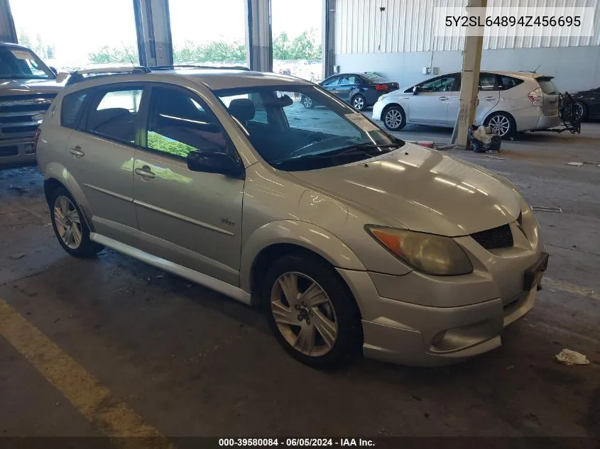 2004 Pontiac Vibe VIN: 5Y2SL64894Z456695 Lot: 39580084