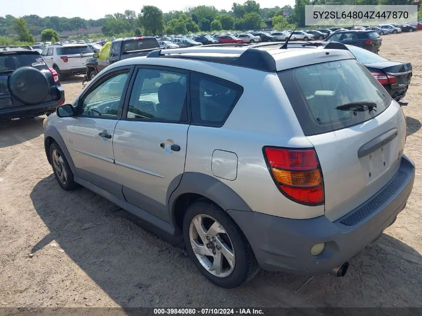 5Y2SL64804Z447870 2004 Pontiac Vibe