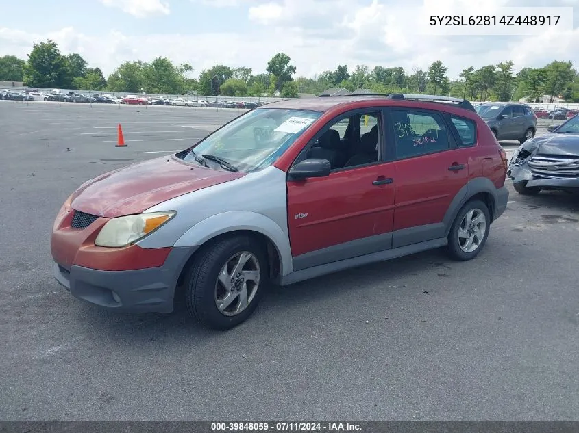 5Y2SL62814Z448917 2004 Pontiac Vibe