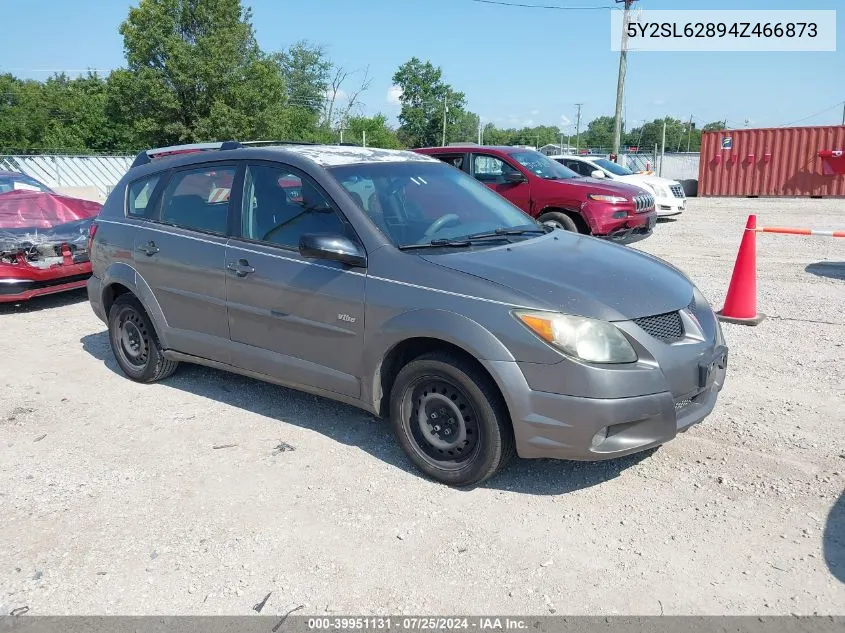 2004 Pontiac Vibe VIN: 5Y2SL62894Z466873 Lot: 39951131