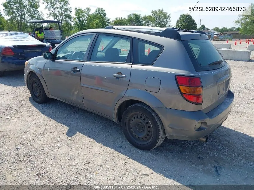 2004 Pontiac Vibe VIN: 5Y2SL62894Z466873 Lot: 39951131