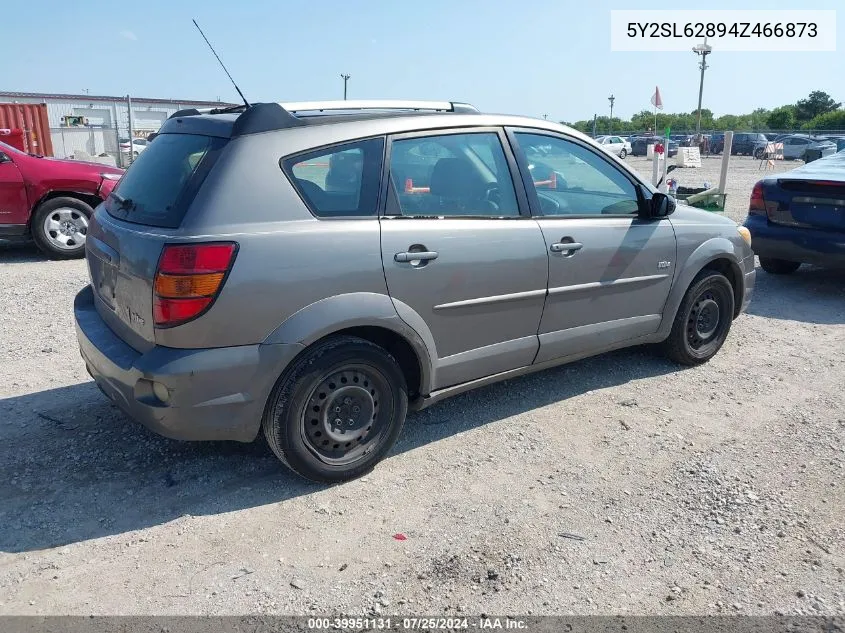 2004 Pontiac Vibe VIN: 5Y2SL62894Z466873 Lot: 39951131