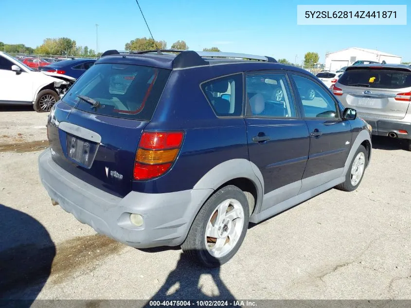 5Y2SL62814Z441871 2004 Pontiac Vibe