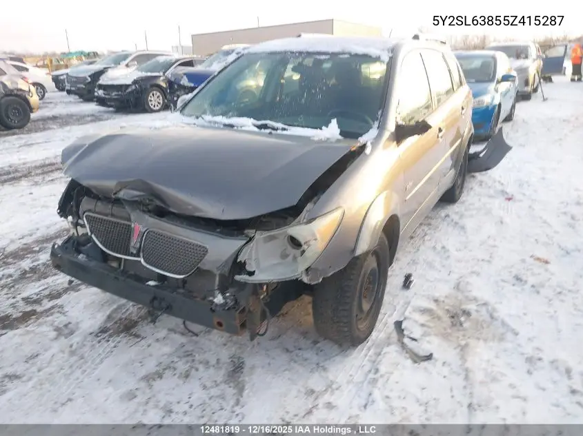 5Y2SL63855Z415287 2005 Pontiac Vibe
