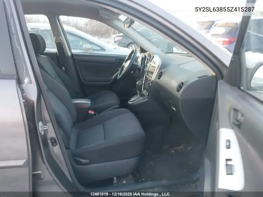 5Y2SL63855Z415287 2005 Pontiac Vibe