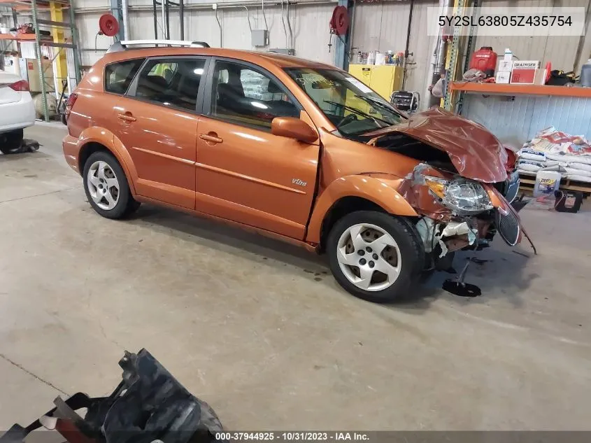 5Y2SL63805Z435754 2005 Pontiac Vibe