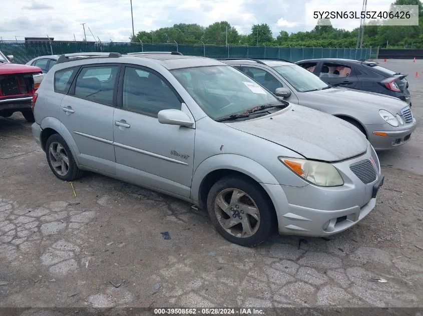 5Y2SN63L55Z406426 2005 Pontiac Vibe Gt