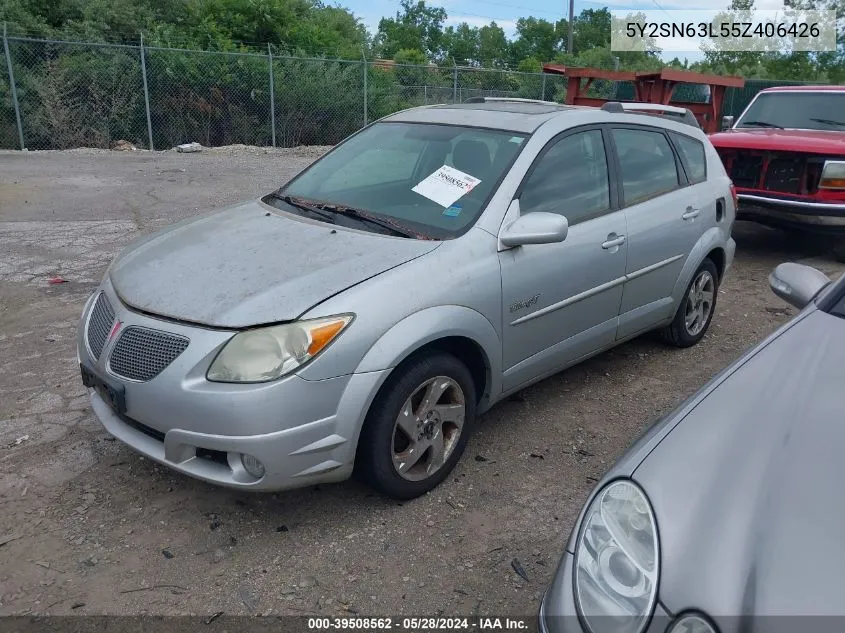 5Y2SN63L55Z406426 2005 Pontiac Vibe Gt