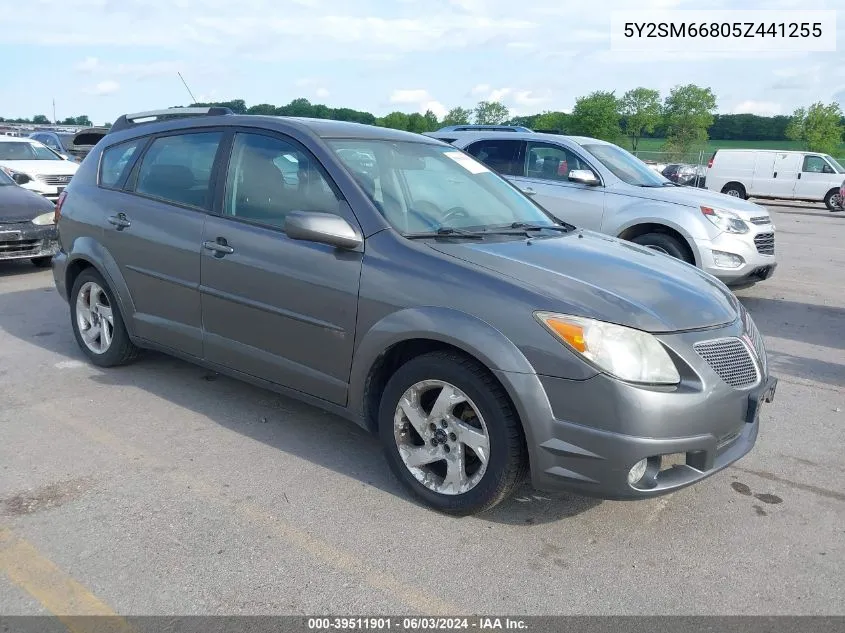 5Y2SM66805Z441255 2005 Pontiac Vibe