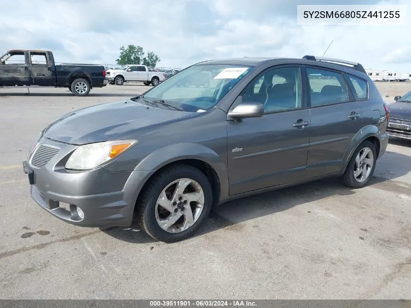 5Y2SM66805Z441255 2005 Pontiac Vibe