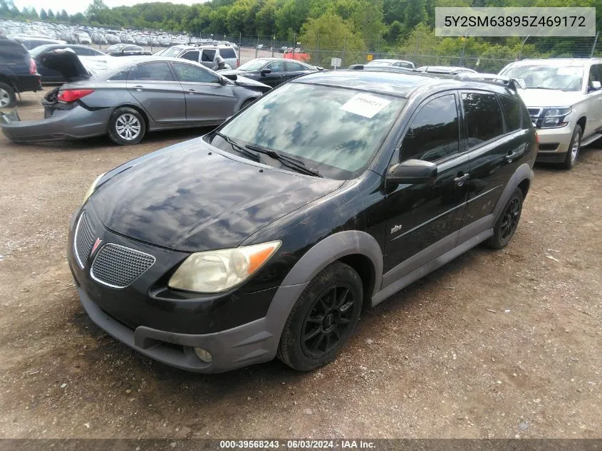 2005 Pontiac Vibe VIN: 5Y2SM63895Z469172 Lot: 39568243