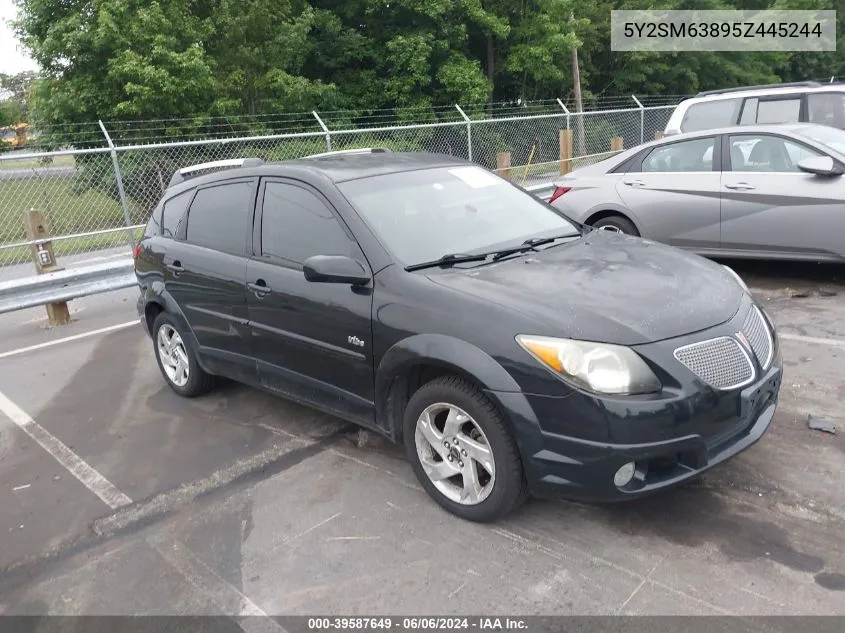 5Y2SM63895Z445244 2005 Pontiac Vibe