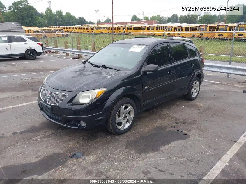 5Y2SM63895Z445244 2005 Pontiac Vibe