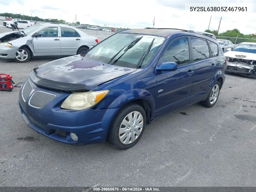 5Y2SL63805Z467961 2005 Pontiac Vibe