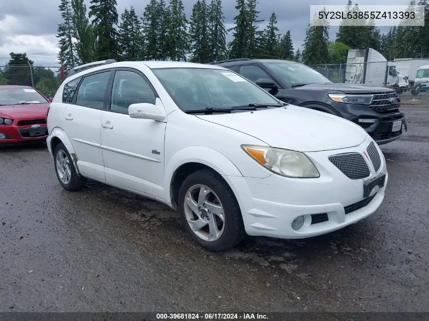 5Y2SL63855Z413393 2005 Pontiac Vibe