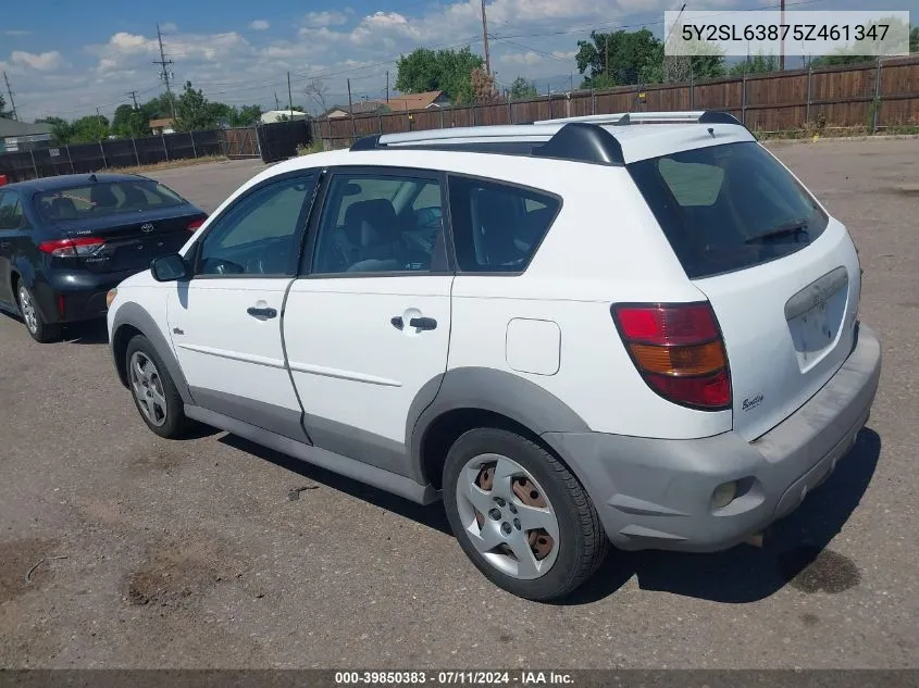 5Y2SL63875Z461347 2005 Pontiac Vibe