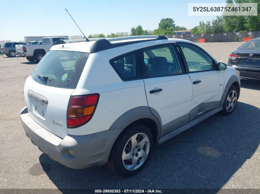 5Y2SL63875Z461347 2005 Pontiac Vibe