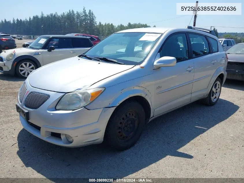 5Y2SL63855Z402636 2005 Pontiac Vibe