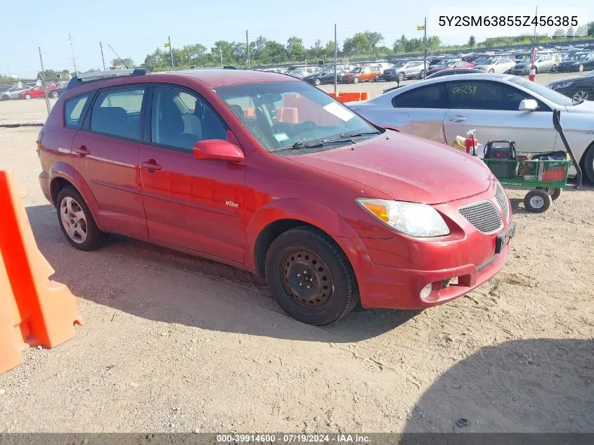 5Y2SM63855Z456385 2005 Pontiac Vibe